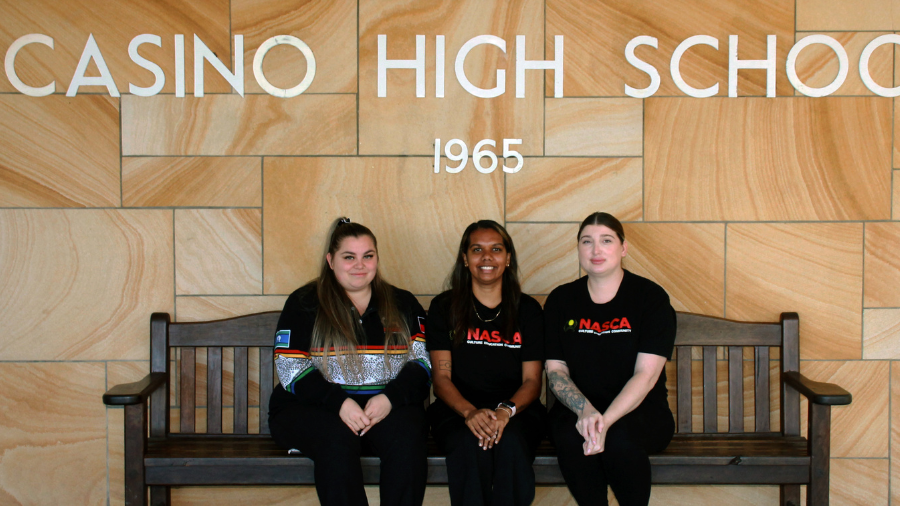 The NASCA Staf members at Casino High School