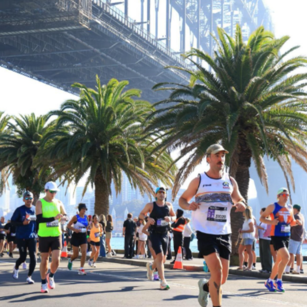 Runner Nic, who ran the Sydney Marathon twice for NASCA!